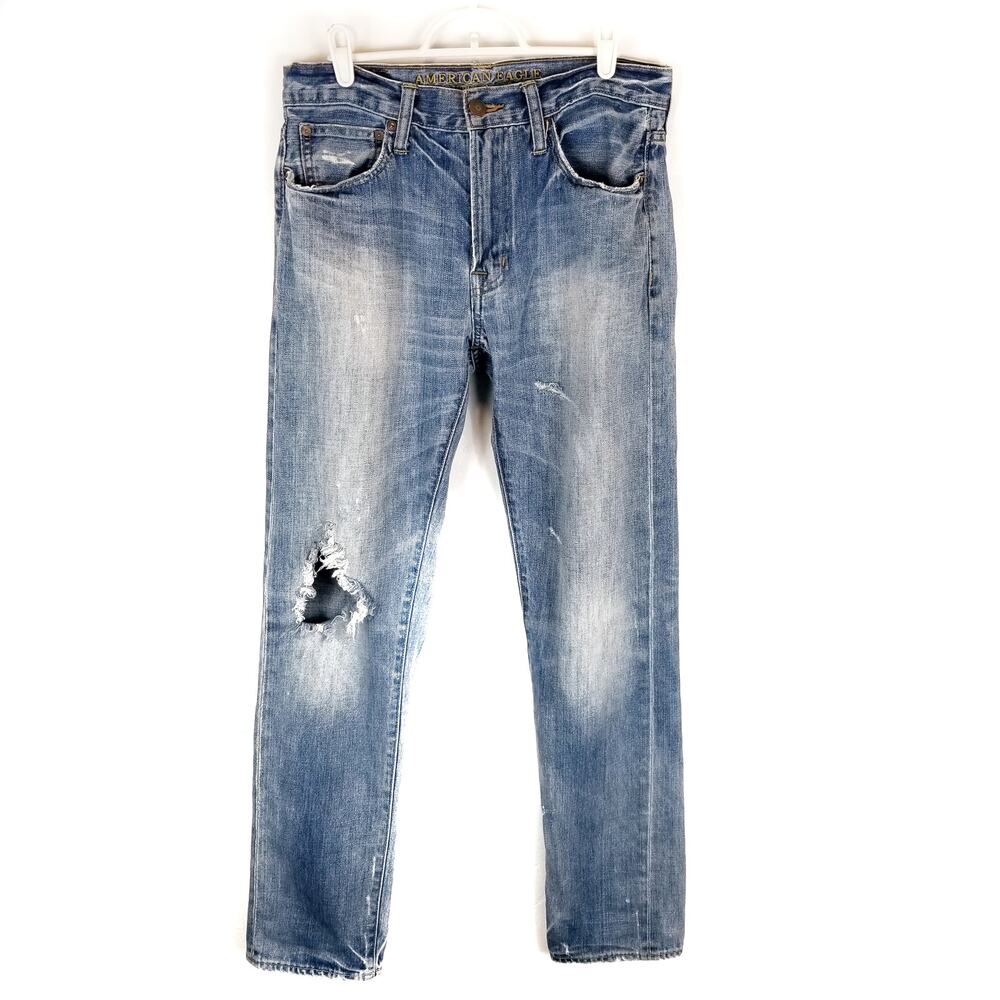 American Eagle Outfitters Men's Distressed Original Taper Jeans Size 30 X 32